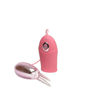 Ribbidy Rabbit Egg Bullet Vibrator Pink by SI Novelties