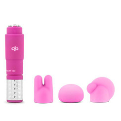Rose Revitalize Massage Kit with 3 Silicone Attachments Pink by Blush Novelties