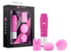 Rose Revitalize Massage Kit with 3 Silicone Attachments Pink by Blush Novelties - Product SKU BN20815