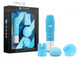 Revitalize Massage Kit with 3 Silicone Attachments Blue by Blush Novelties - Product SKU BN20812