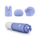Revitalize Massage Kit with 3 Silicone Attachments Purple by Blush Novelties - view 4