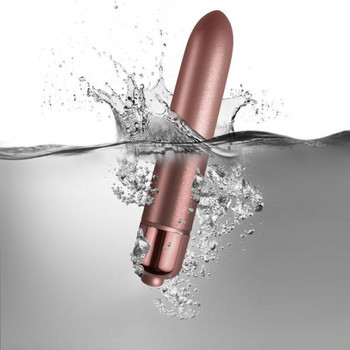 Touch Of Velvet Rose Blush 90mm Bullet Vibrator Best Sex Toy