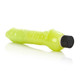 Glow in the Dark Vibrating Jelly Dildo Green by Cal Exotics - view 2