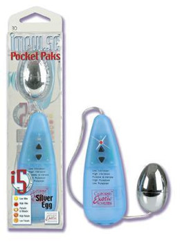 Impulse Pocket Pak - Silver Egg Adult Sex Toy