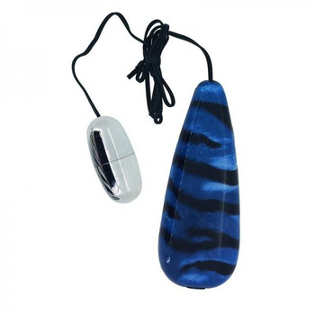 Primal Instincts Blue Tiger Bullet Vibrator Adult Toy
