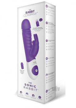 Sonic Rabbit Purple Adult Sex Toy