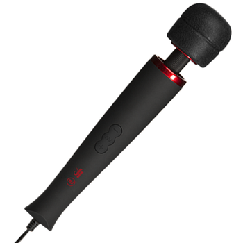 Kink Power Wand With Adapter Black by Doc Johnson