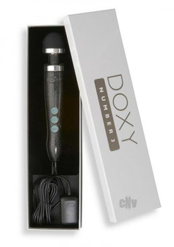 Doxy Number 3 Disco Black Adult Sex Toy