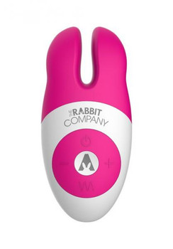 The Lay On Rabbit Hot Pink Vibrator Adult Sex Toy