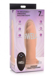 The Swell 7x Inflate And Vibe Dildo 7 Vanilla Sex Toy For Sale