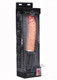 The Curved Dicktator Vibrating Giant Dildo Thruster Beige by XR Brands - Product SKU CNVEF -EXR -AF838 -FLE
