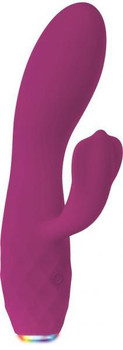 Glimmer Rechargeable Light Up Purple Vibrator Sex Toys