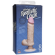 UR3 Realistic Vibrating Dildo 8.5 inch Insertable - Beige by Doc Johnson - Product SKU CNVEF -EDJ -1160 -02 -3