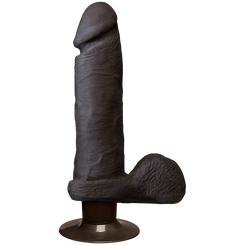 The Vibro Realistic Cock UR3 Vibrator 8 Inch - Brown Sex Toys