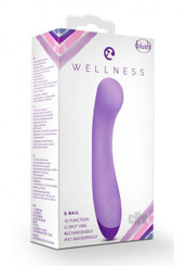 Wellness G Ball Vibrator Purple Adult Sex Toy