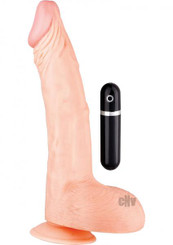 Maxx Men Vibe Curved Dong 11 inches Flesh Sex Toys