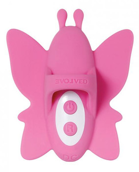 Double Date Couples Pink Set Butterfly Finger Ring & Plug by Evolved Novelties