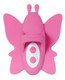 Double Date Couples Pink Set Butterfly Finger Ring & Plug by Evolved Novelties