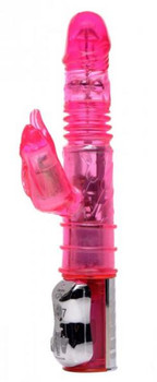 Orgasmic Jumping  7 Function Thrusting Rabbit - Pink Best Sex Toy