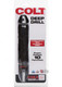 Colt Deep Drill Black Probe by Cal Exotics - Product SKU CNVEF -ESE -6909 -03 -2