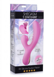 Inmi 5 Star 8x Suction Rabbit Pink Adult Toy
