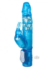 Minx Twin Turbo Rabbit Vibrator Blue Os Best Sex Toys
