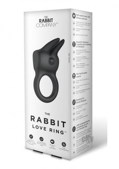 The Rabbit Love Ring Black Adult Toy