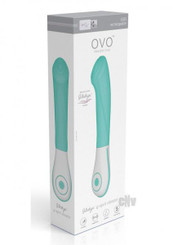 Ovo Silkskyn Gspot Vibrator Aqua Adult Toy