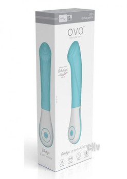 Ovo Silkskyn Gspot Vibrator Blue by Xgen, Llc.