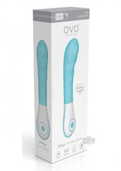 Ovo Silkskyn Bumpy Vibrator Blue by Xgen, Llc.