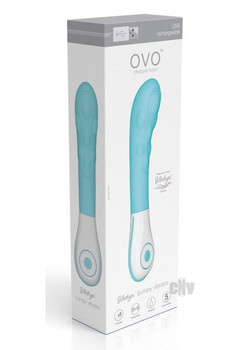 Ovo Silkskyn Bumpy Vibrator Blue by Xgen, Llc.