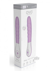 Ovo Silkskyn Ribbed Vibrator Pink by Xgen, Llc.