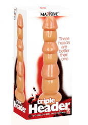 Triple Header 3 Dick Head Dildo Adult Sex Toys