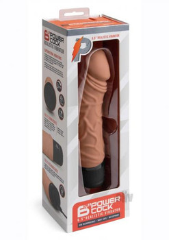 Pc Realistic Vibrator 6.5 Mocha Sex Toys