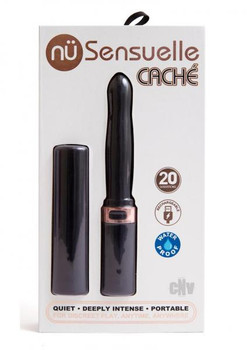 Sensuelle Cache 20 Func Vibe Black by Novel Creations Usa Inc