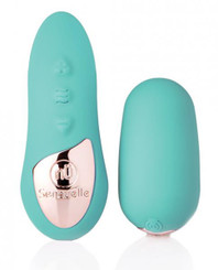 Sensuelle Remote Control Petite Egg Vibrator Teal Blue by Novel Creations Usa Inc