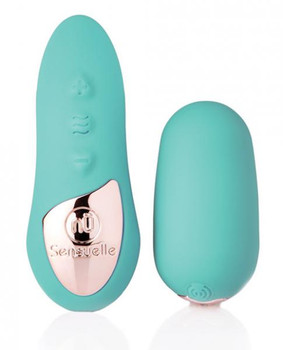 Sensuelle Remote Control Petite Egg Vibrator Teal Blue by Novel Creations Usa Inc