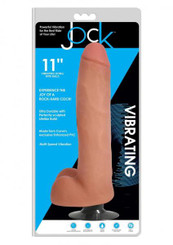 Jock Vibrating Dong W/balls 11 Vanilla Adult Toy