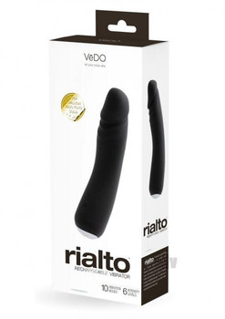 Rialto Rechargeable Vibe Black Best Sex Toy