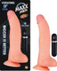 Maxx Men Vibe Curved Dong 9 inches Flesh by NassToys - Product SKU CNVEF -EN2606