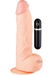 Maxx Men Vibe Straight Dong 9.5 inches Flesh Sex Toys