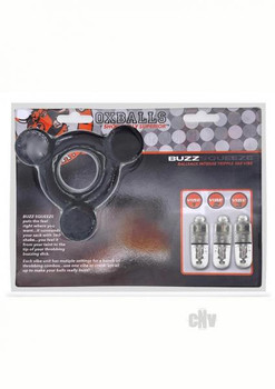 Buzz Squeeze Vibe Black Sex Toy