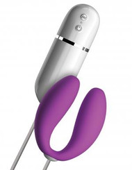 Crush Snuggles Purple U-Shaped Vibrator by Pipedream Products