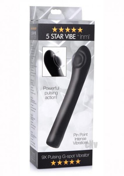 Inmi 5 Star 9x Pulsing Gspot Vibe Black Sex Toys