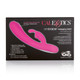 Embrace Massaging Rabbit with Pleasure Ball Pink by Cal Exotics - Product SKU CNVEF -ESE -4609 -20 -3