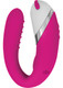 Ultimate Silicone Rechargeable 12 Function Waterproof G Spot Vibe Pink by NassToys