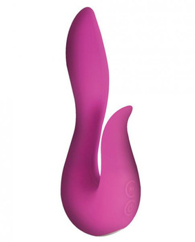 Infinitt Contoured Massager Pink Vibrator Sex Toys