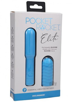 Pocket Rocket Elite Blue by Doc Johnson
