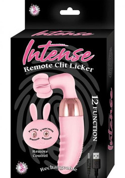 Intense Remote Clit Licker Pink Adult Sex Toys