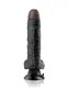 Real Feel Deluxe No 07 Vibrating Dildo Black 9 Inch by Pipedream Products - view 2